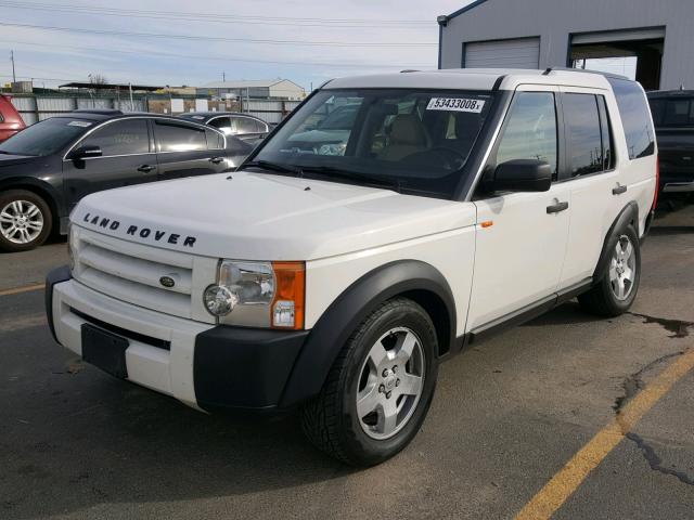 SALAE244X6A348849 - 2006 LAND ROVER LR3 WHITE photo 2