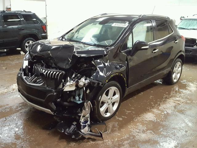 KL4CJESB5FB269303 - 2015 BUICK ENCORE BLACK photo 2