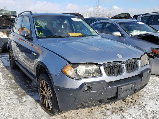 WBXPA73446WC53739 - 2006 BMW X3 2.5I BLUE photo 1