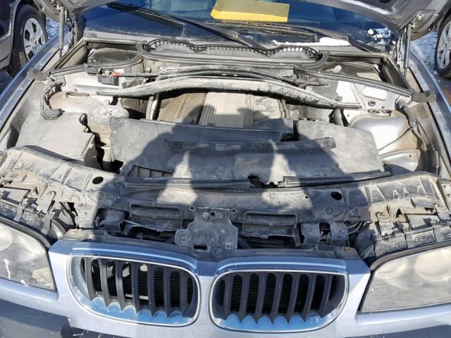 WBXPA73446WC53739 - 2006 BMW X3 2.5I BLUE photo 7