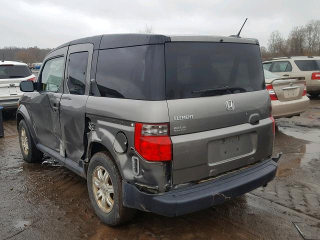 5J6YH18757L006463 - 2007 HONDA ELEMENT EX GRAY photo 3