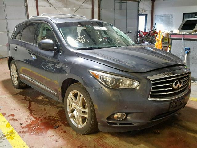 5N1AL0MM3DC322432 - 2013 INFINITI JX35 BASE GRAY photo 1