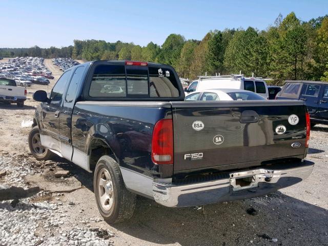 2FTRX17224CA83607 - 2004 FORD F-150 HERI BLACK photo 3