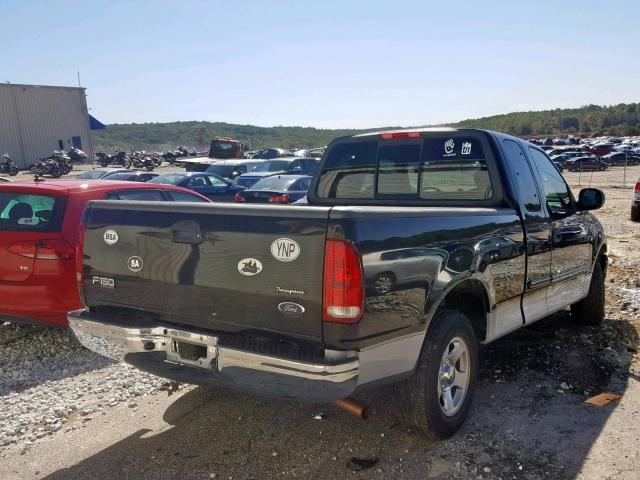 2FTRX17224CA83607 - 2004 FORD F-150 HERI BLACK photo 4