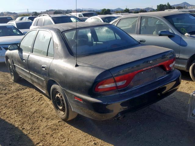 4A3AJ46GXTE357378 - 1996 MITSUBISHI GALANT S BLACK photo 3