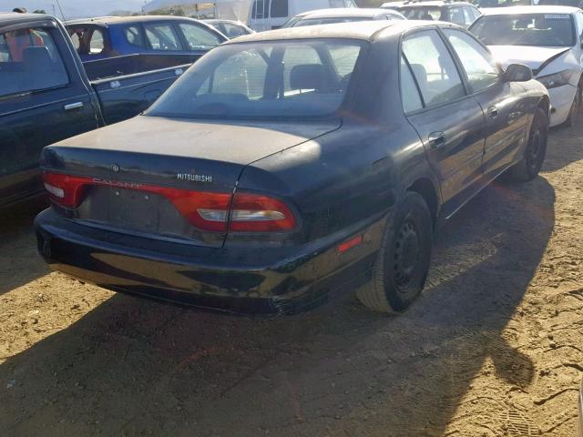 4A3AJ46GXTE357378 - 1996 MITSUBISHI GALANT S BLACK photo 4