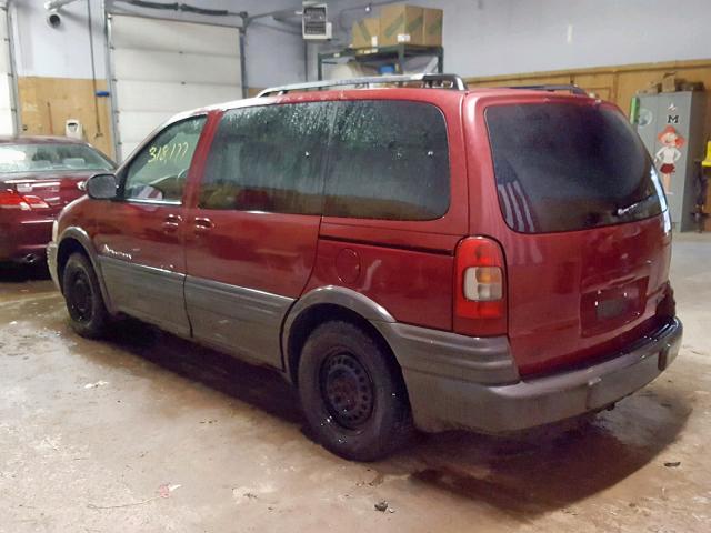 1GMDU03E04D154845 - 2004 PONTIAC MONTANA BURGUNDY photo 3