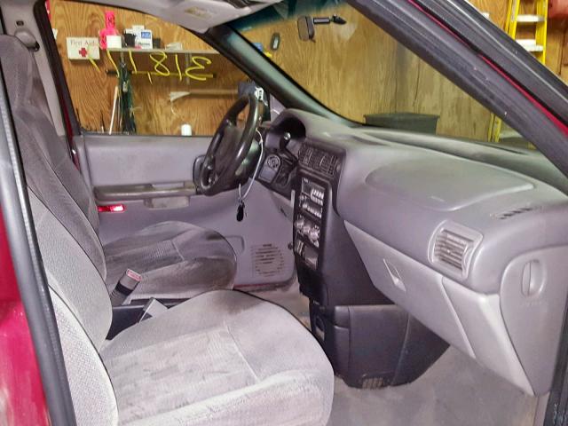 1GMDU03E04D154845 - 2004 PONTIAC MONTANA BURGUNDY photo 5