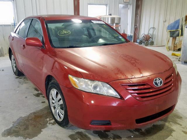 4T1BE46K47U128184 - 2007 TOYOTA CAMRY CE RED photo 1