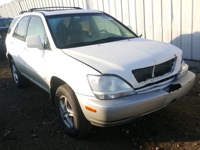 JTJHF10U210233483 - 2001 LEXUS RX 300 WHITE photo 1