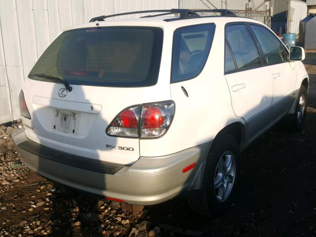 JTJHF10U210233483 - 2001 LEXUS RX 300 WHITE photo 4