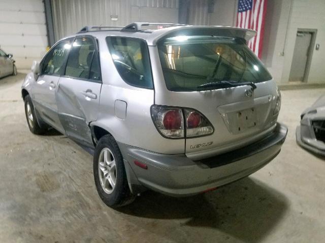 JTJHF10U520257780 - 2002 LEXUS RX 300 SILVER photo 3