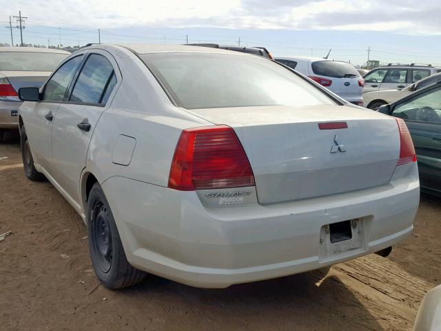 4A3AB26F66E020235 - 2006 MITSUBISHI GALANT DE WHITE photo 3