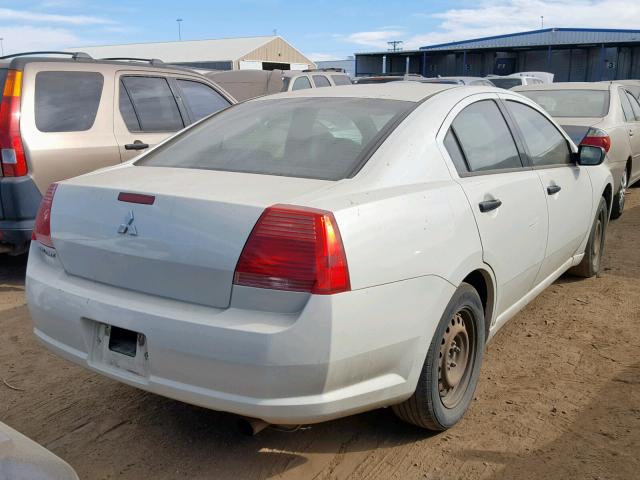 4A3AB26F66E020235 - 2006 MITSUBISHI GALANT DE WHITE photo 4