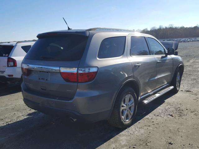 1C4RDHDG8CC266533 - 2012 DODGE DURANGO CR GRAY photo 4