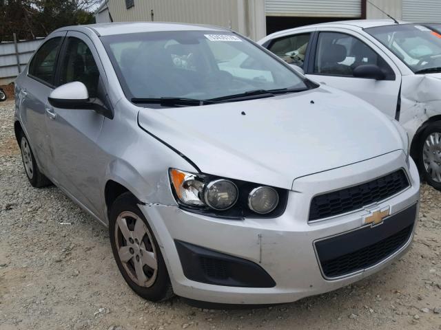 1G1JA5SH4E4240274 - 2014 CHEVROLET SONIC LS SILVER photo 1
