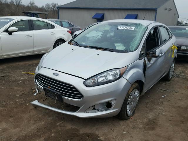 3FADP4AJ6EM202816 - 2014 FORD FIESTA S SILVER photo 2