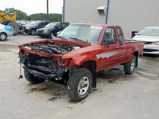 JT4RN13P4N6045776 - 1992 TOYOTA PICKUP 1/2 RED photo 2