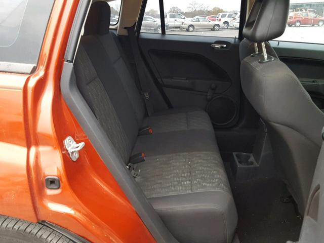 1B3HB28B58D638085 - 2008 DODGE CALIBER ORANGE photo 6