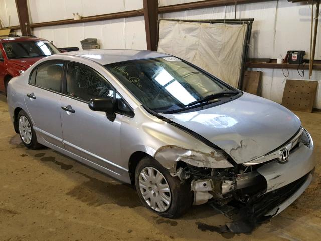 2HGFA16317H021249 - 2007 HONDA CIVIC DX SILVER photo 1