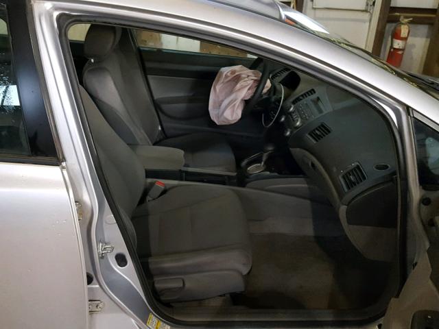 2HGFA16317H021249 - 2007 HONDA CIVIC DX SILVER photo 5