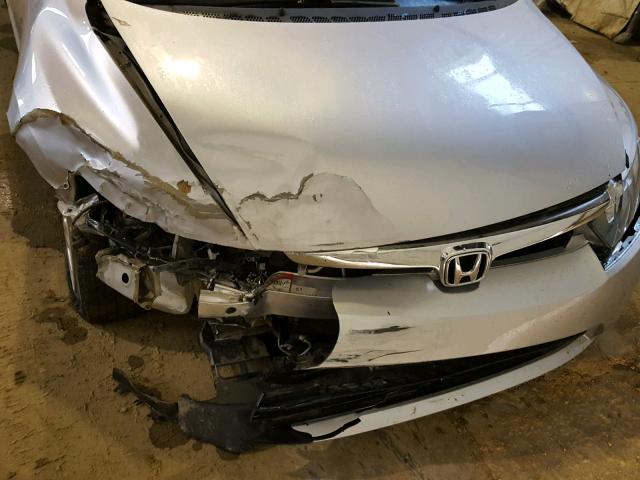 2HGFA16317H021249 - 2007 HONDA CIVIC DX SILVER photo 9