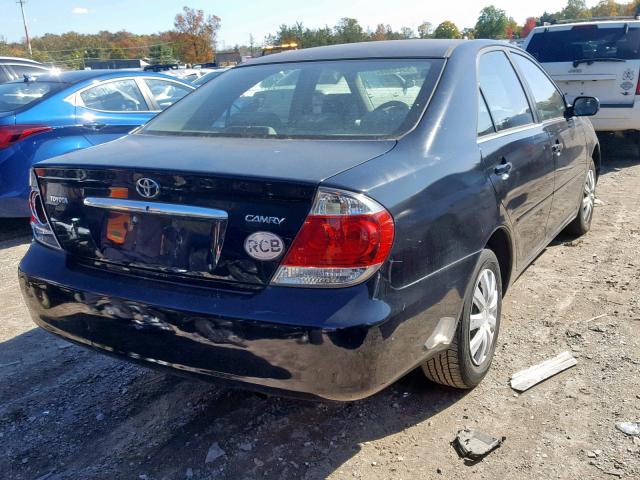 JTDBE32K053028932 - 2005 TOYOTA CAMRY LE BLACK photo 4