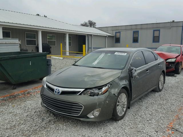 4T1BD1EB7DU008426 - 2013 TOYOTA AVALON HYB GRAY photo 2