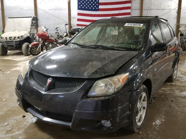 5Y2SM62833Z461454 - 2003 PONTIAC VIBE BLACK photo 2