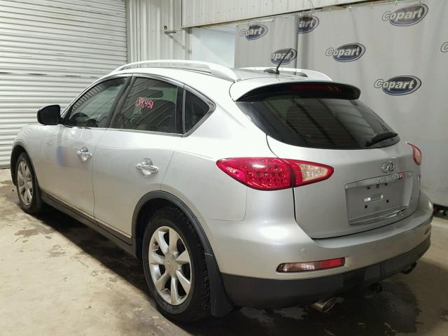 JNKAJ09E08M303153 - 2008 INFINITI EX35 BASE SILVER photo 3