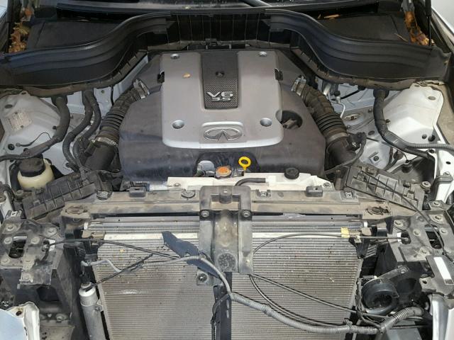 JNKAJ09E08M303153 - 2008 INFINITI EX35 BASE SILVER photo 7