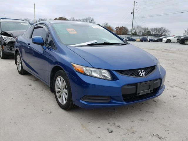 2HGFG3B90CH507212 - 2012 HONDA CIVIC EXL BLUE photo 1