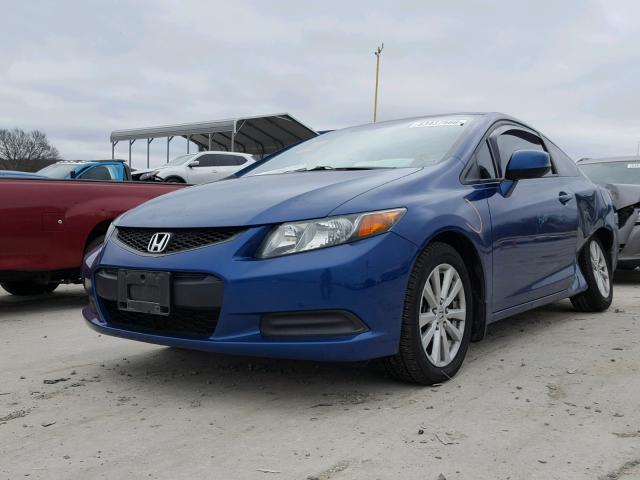 2HGFG3B90CH507212 - 2012 HONDA CIVIC EXL BLUE photo 2