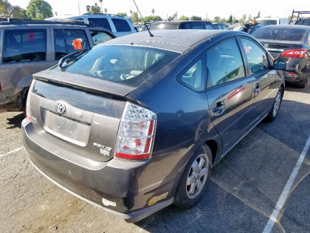 JTDKB20U773208354 - 2007 TOYOTA PRIUS GRAY photo 4