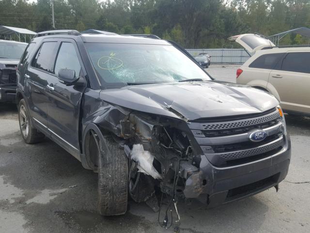 1FM5K7F80FGA12070 - 2015 FORD EXPLORER L GRAY photo 1