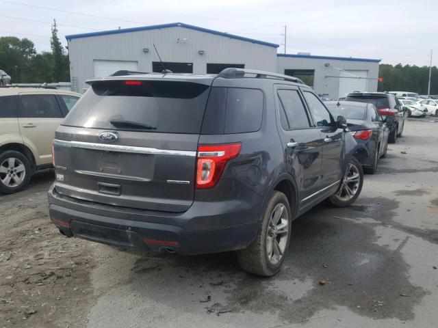 1FM5K7F80FGA12070 - 2015 FORD EXPLORER L GRAY photo 4