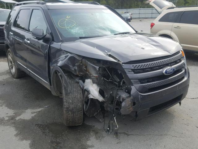 1FM5K7F80FGA12070 - 2015 FORD EXPLORER L GRAY photo 9