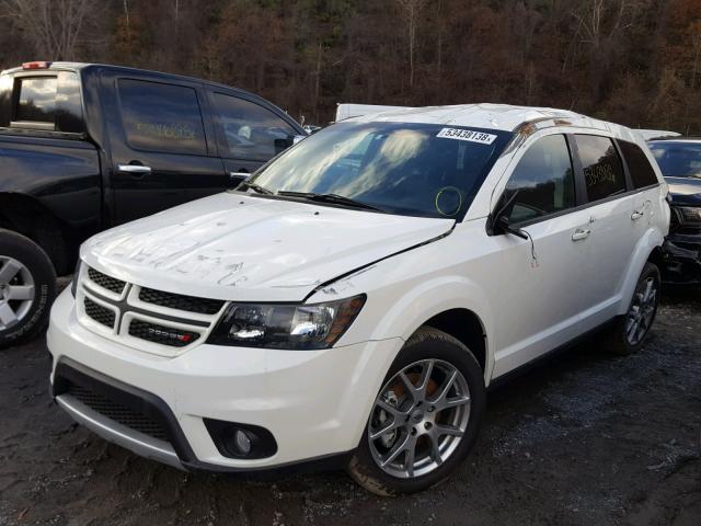 3C4PDDEG2JT389373 - 2018 DODGE JOURNEY GT WHITE photo 2