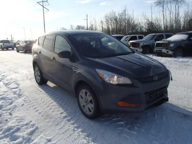 1FMCU0F79EUD34447 - 2014 FORD ESCAPE S GRAY photo 1