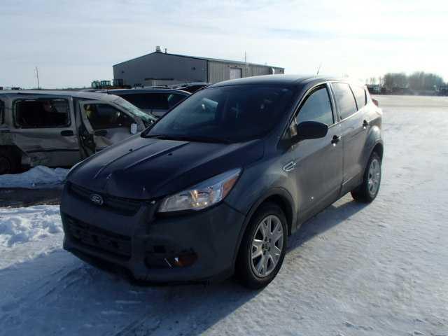 1FMCU0F79EUD34447 - 2014 FORD ESCAPE S GRAY photo 2