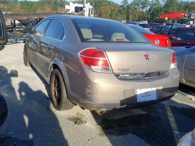 1G8ZS57B58F246163 - 2008 SATURN AURA XE GOLD photo 3