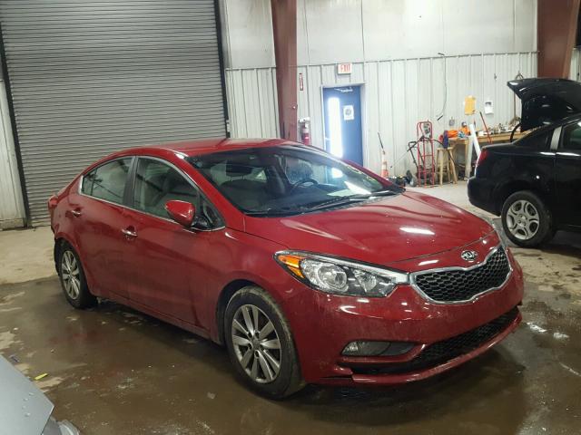 KNAFX4A82F5290977 - 2015 KIA FORTE EX RED photo 1