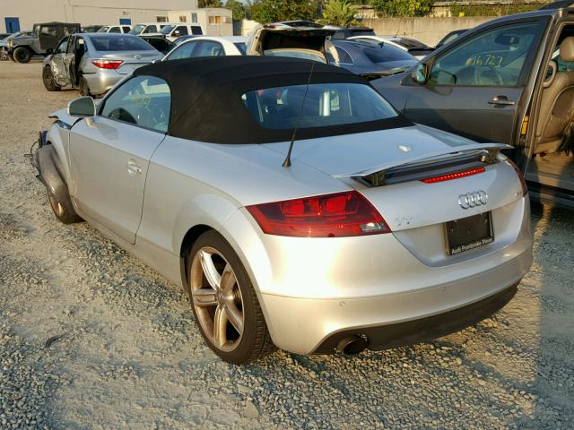 TRU4FAFK6C1020000 - 2012 AUDI TT PRESTIG SILVER photo 3