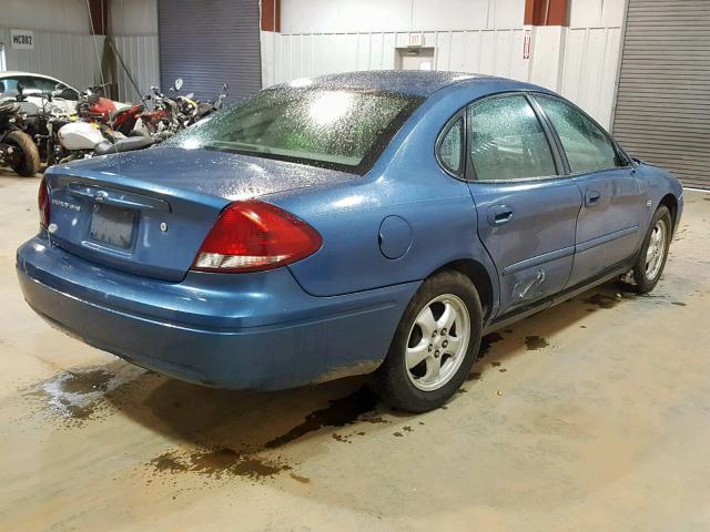 1FAFP55S84A174501 - 2004 FORD TAURUS SES BLUE photo 4