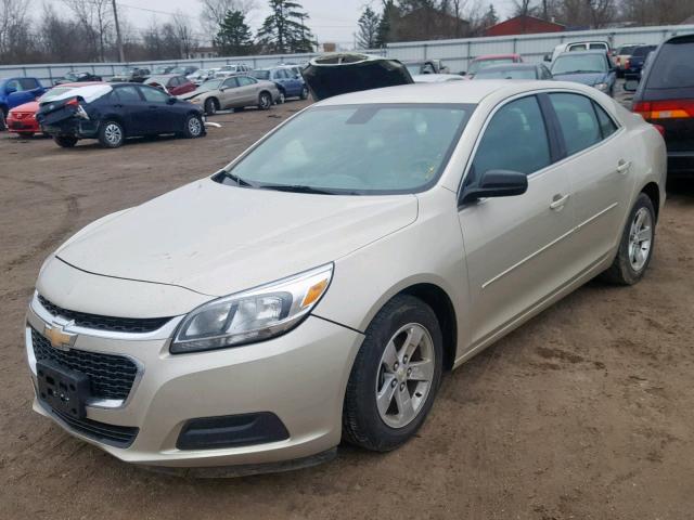1G11B5SLXEF113910 - 2014 CHEVROLET MALIBU LS GOLD photo 2