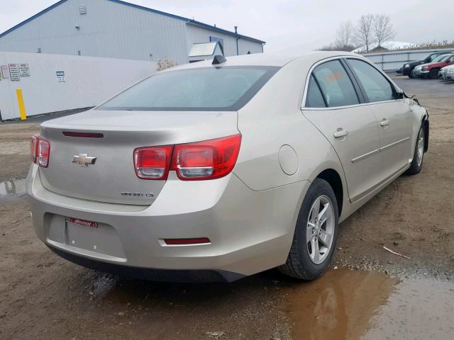 1G11B5SLXEF113910 - 2014 CHEVROLET MALIBU LS GOLD photo 4