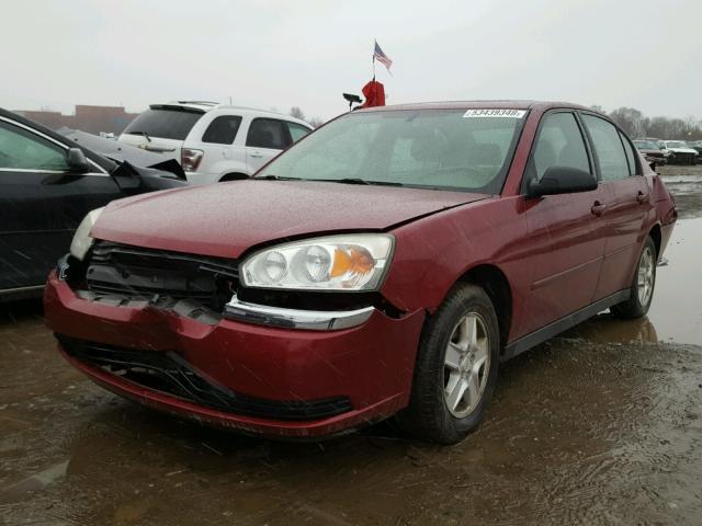 1G1ZT54884F231168 - 2004 CHEVROLET MALIBU LS 栗色 照片 2