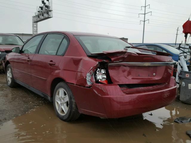 1G1ZT54884F231168 - 2004 CHEVROLET MALIBU LS 栗色 照片 3