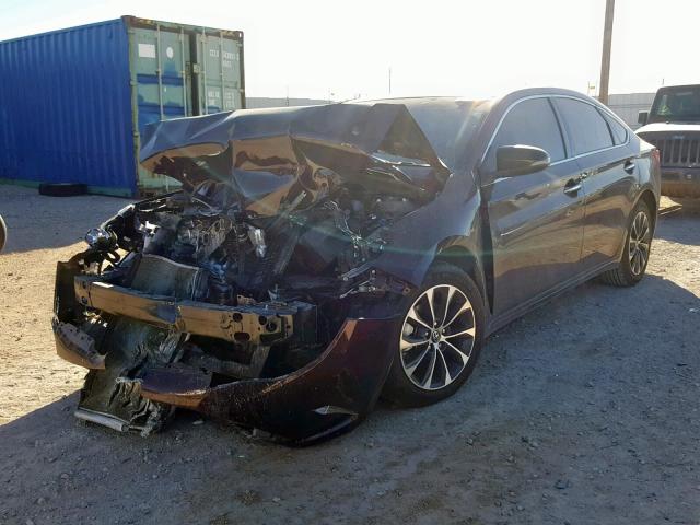 4T1BK1EB3GU225594 - 2016 TOYOTA AVALON XLE BURGUNDY photo 2