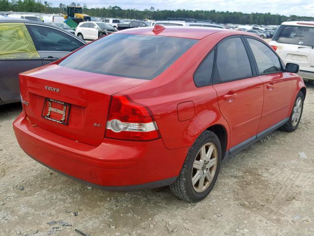 YV1MS390862190525 - 2006 VOLVO S40 2.4I RED photo 4